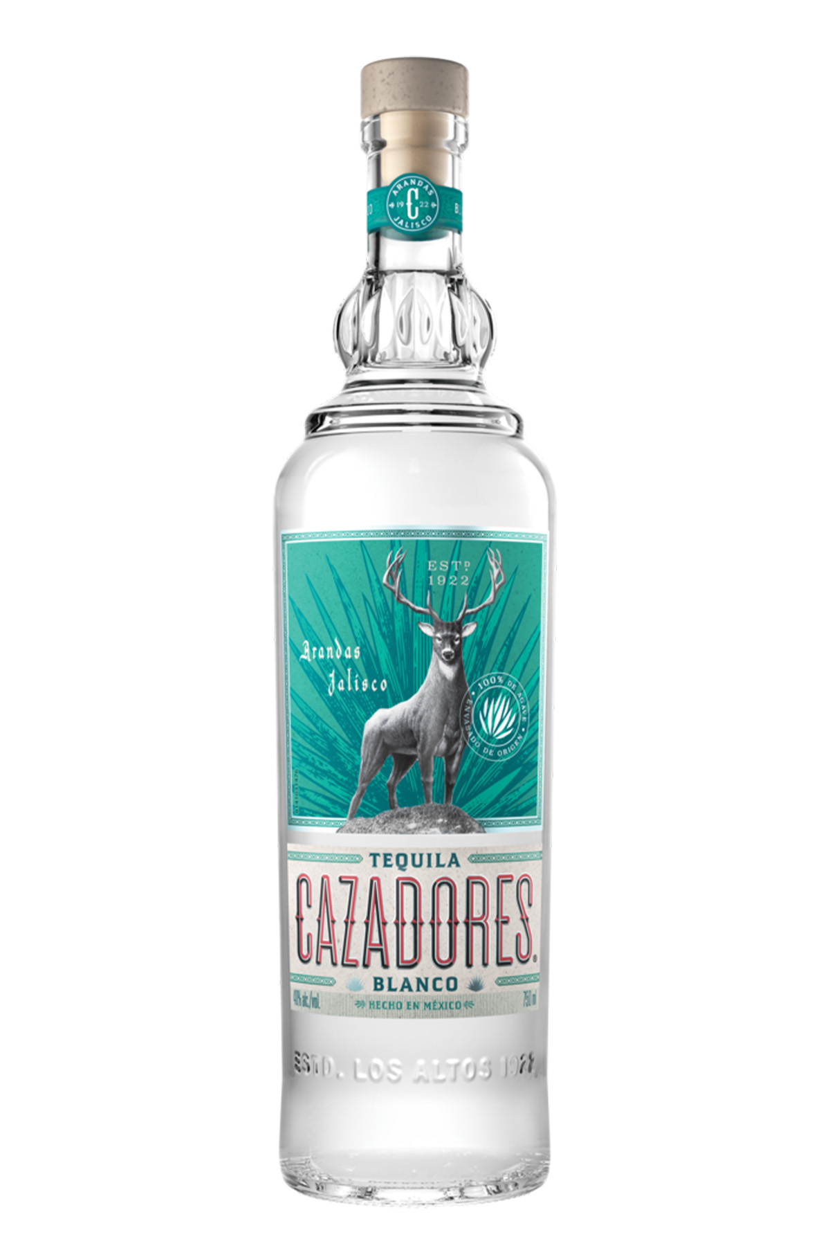 Cazadores Blanco Tequila Booze on the Rocks
